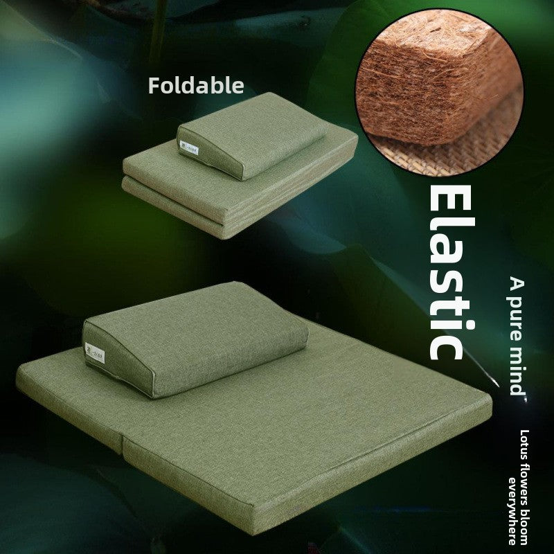 Zensoullab Meditation Cushion Meditation Cushion Coconut Palm Folding Meditation Static Cushion Home Kneeling Buddha Worship Thickened Plate Cushion Upper Cushion