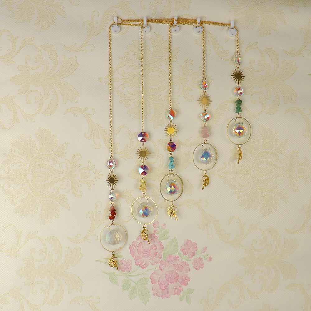 zensoullab Crystal Sun Catcher Crystal Pendant Light Hanging Garden Decoration Pendant Light Crystal Accessories