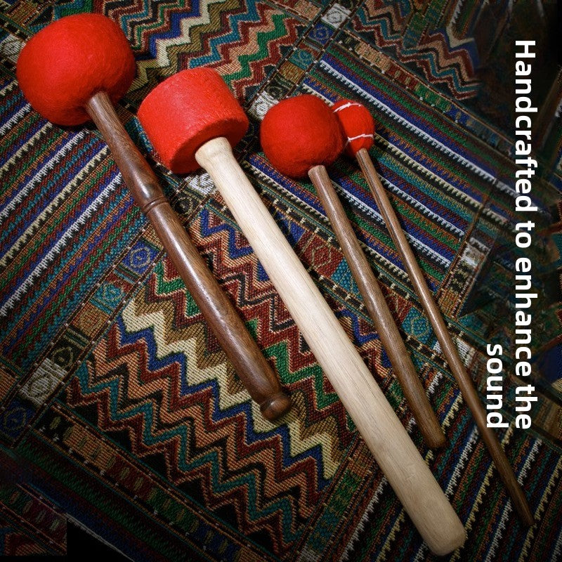 zensoullab Nepal Handmade Wool Felt Knocking Stick Tibetan Singing Bowl Mallet Sound Therapy Buddha Sound Bowl Accessories Buddha Sound Bowl Stick Hammer