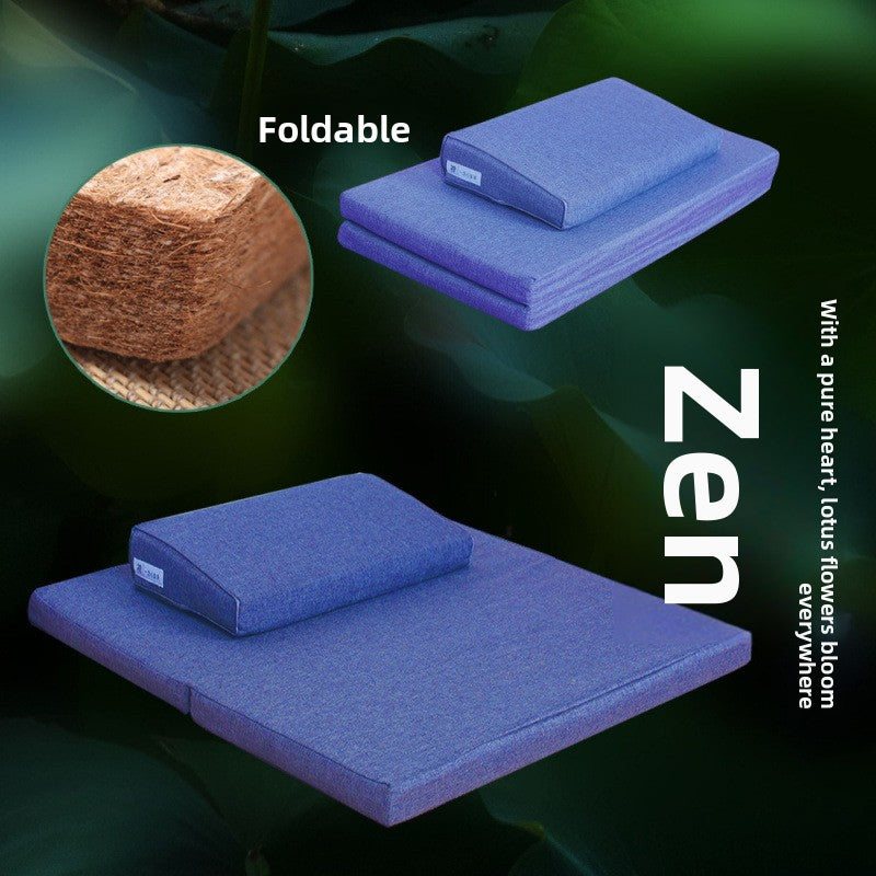 Zensoullab Meditation Cushion Meditation Cushion Coconut Palm Folding Meditation Static Cushion Home Kneeling Buddha Worship Thickened Plate Cushion Upper Cushion