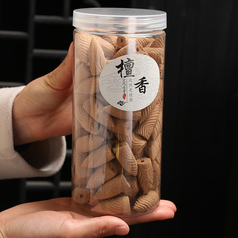 zensoullab Natural Backflow Incense Pellets Long-lasting Sandalwood Agarwood Home Indoor Incense Backflow Tower Aromatherapy Ornament Toilet