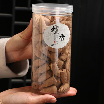 zensoullab Natural Backflow Incense Pellets Long-lasting Sandalwood Agarwood Home Indoor Incense Backflow Tower Aromatherapy Ornament Toilet