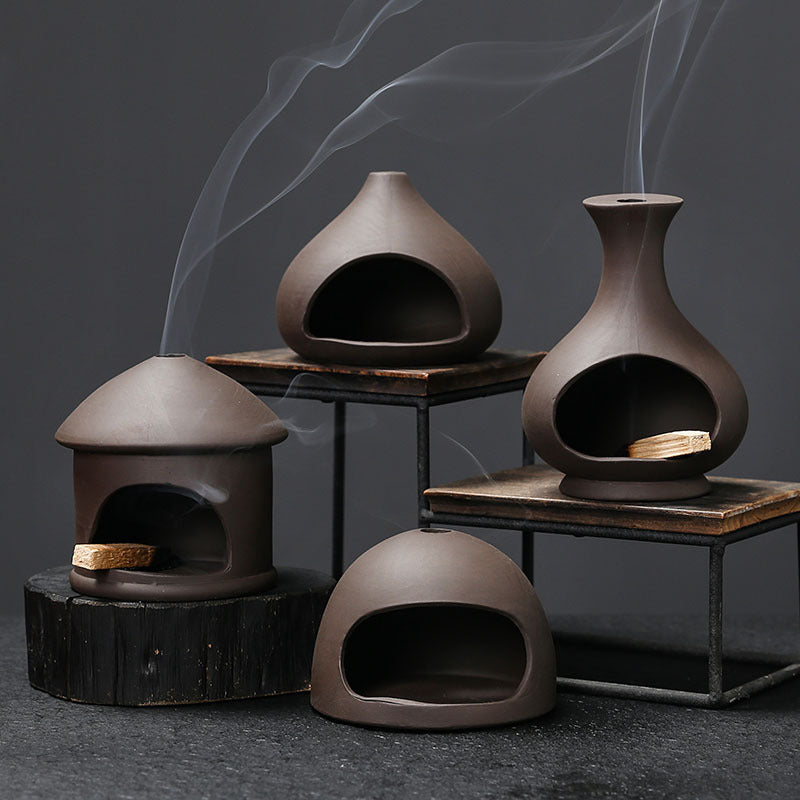 Peruvian Palo Santo Holder Sage Burning Tray Stand Ceramic Aromatherapy Burner Craft