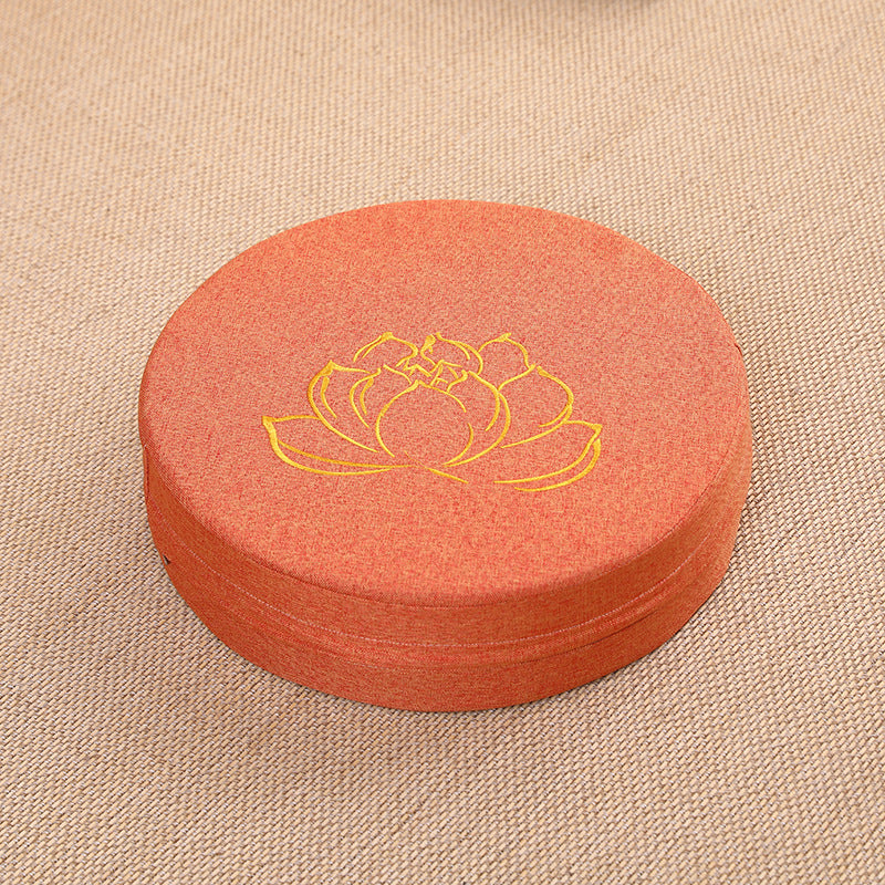 Zensoullab Japanese Style Tatami Mat Futon Cushion Thickened Stool Removable and Washable Window Cushion round Meditation Cushion Meditation Pray Cushion