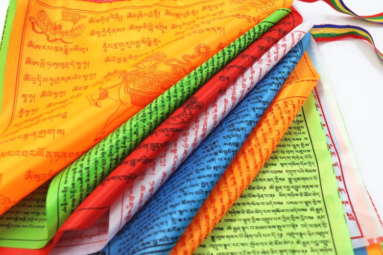 zensoullab Tibetan Ethnic Supplies Prayer Flags Printing Factory Colorful Family Portrait Prayer Flags Wind Horse Flags Hanging Flags