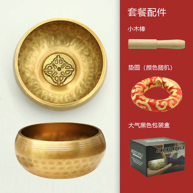 Zensoullab Nepal Handmade Buddha Sound Bowl Himalaya Bowl Meditation Yoga Healing Sound Bowl Xizang Practice Chanting Copper Bowl