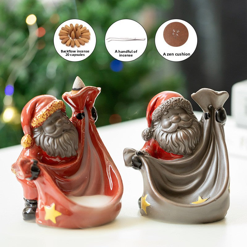 zensoullab Christmas Backflow Incense Burner