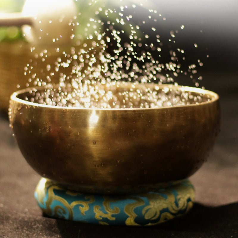 zensoullab Nepal Handmade Pure Bowl Tiger Spot Singing Bowl Yoga Meditation Buddha Sound Bowl Tibetan Singing Bowl Sound Healing Bowl Copper Chime Bowl