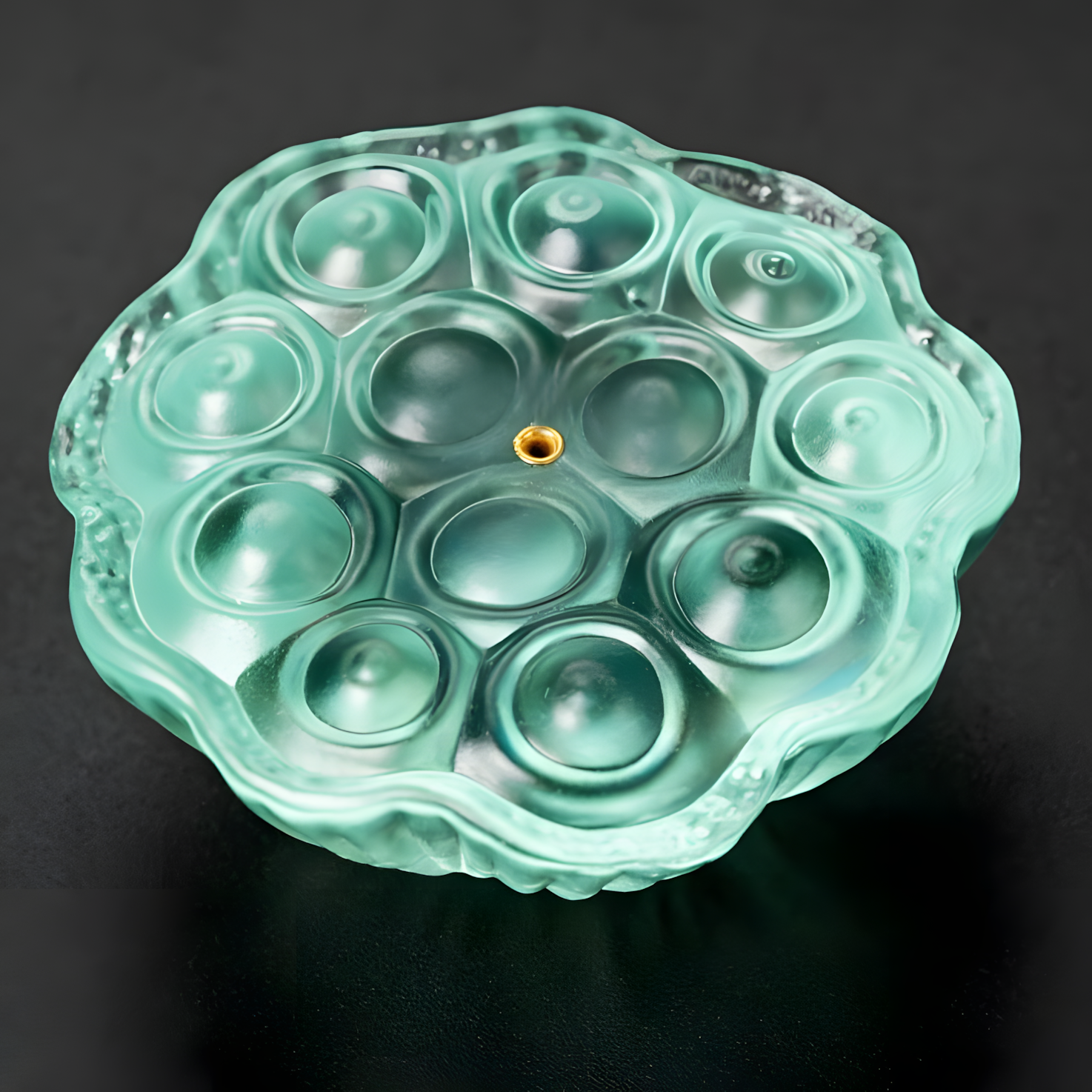 Zensoullab | Lotus Heart Serenity Glass Incense Holder