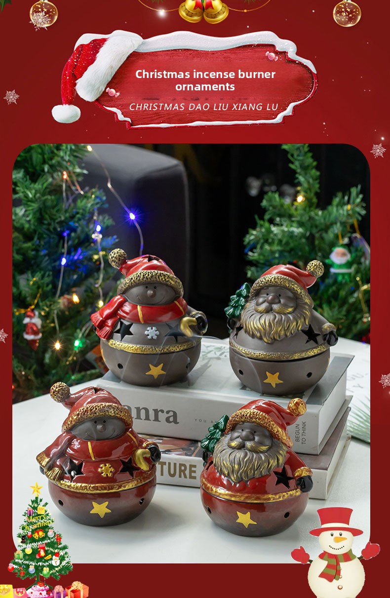 zensoullab Christmas themed incense burner