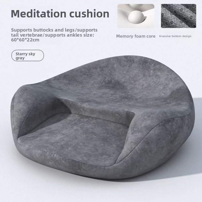 zensoullab Meditation Cushion Yoga Meditation Zen Meditation Meditation Worship Cushion Memory Foam Long Sitting Non-Collapsing Lazy Cushion Ergonomic Cushion