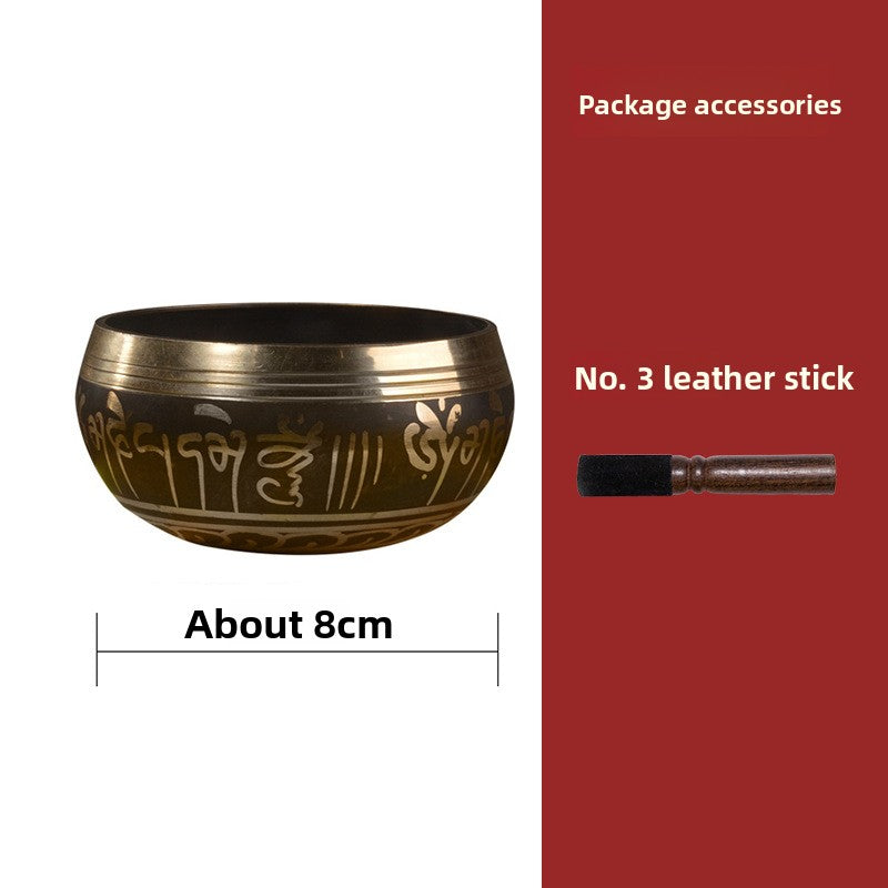 Zensoullab Nepal Buddha Bowl Van Gogh Bowl Yoga Meditation Buddha Copper Bowl Xizang Himalaya Bowl Singing Bowl Hot Sale Direct Supply