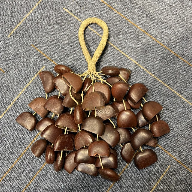 zensoullab Van Wood Fruit South African Fruit Shell Rattle Natural Plant Concert Accompaniment Small Sound Beam White Noise Healing Hand Wind Chime