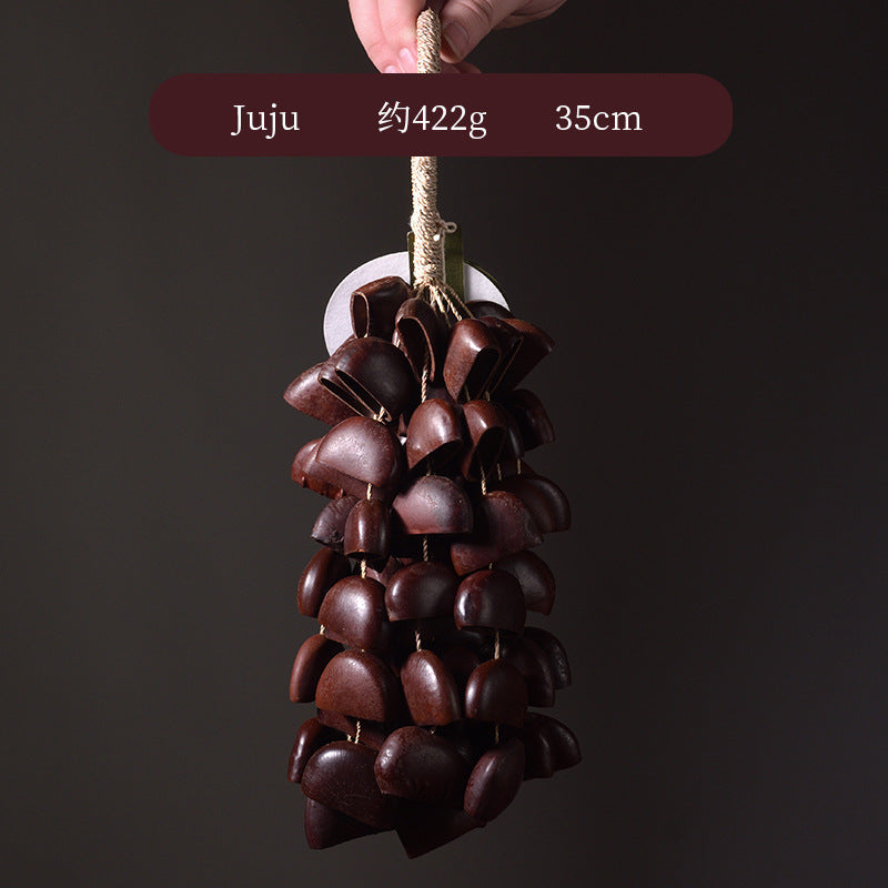 zensoullab Van Wood Fruit South African Fruit Shell Rattle Natural Plant Concert Accompaniment Small Sound Beam White Noise Healing Hand Wind Chime