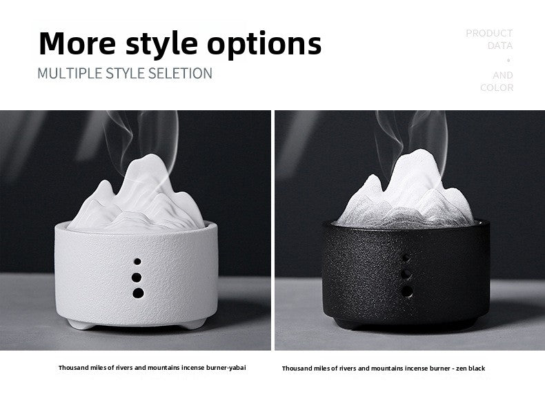 zensoullab Thousand Miles of Rivers and Mountains Ceramic Incense Burner