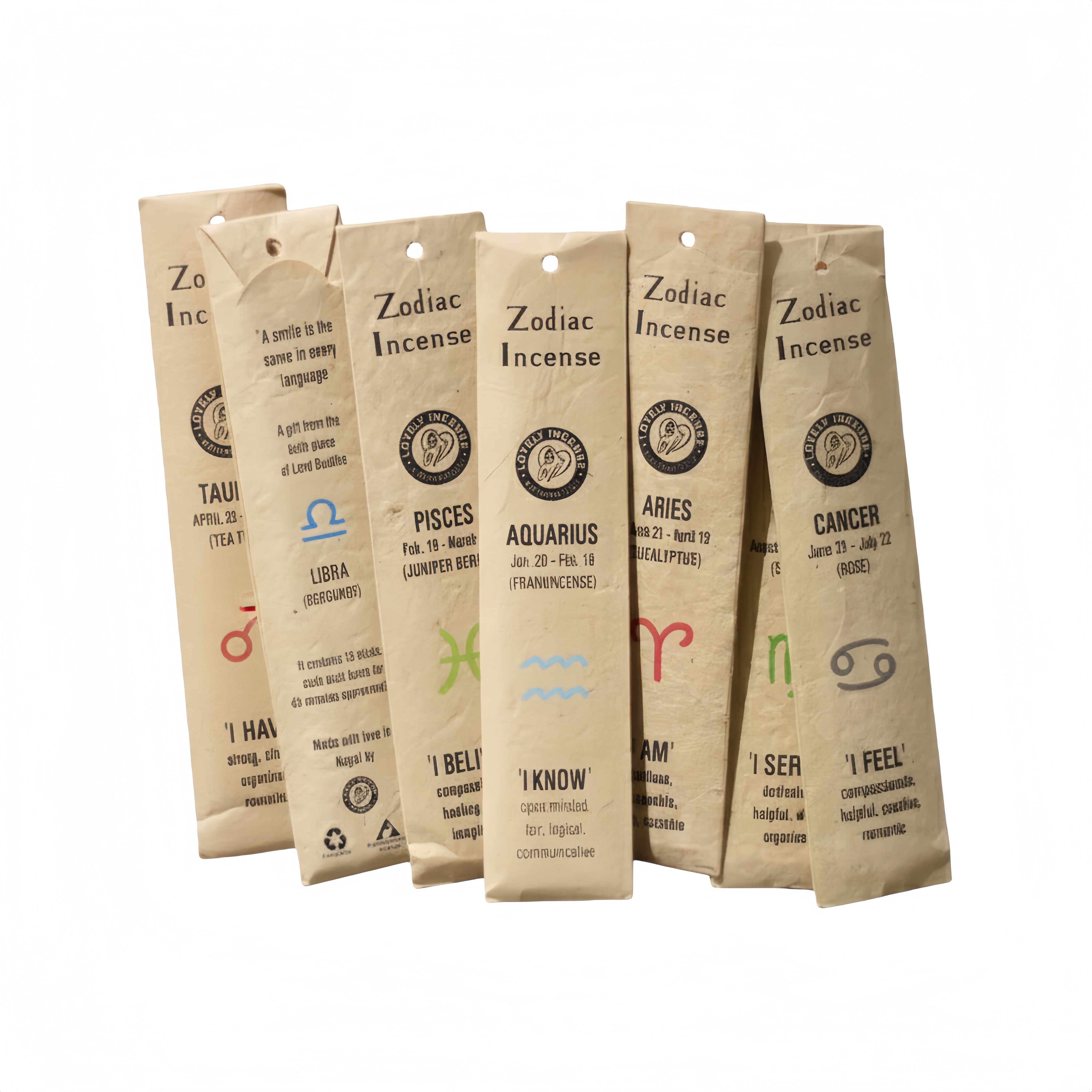 zensoullab Nepal Lovely Twelve Zodiac Handmade Incense Sticks