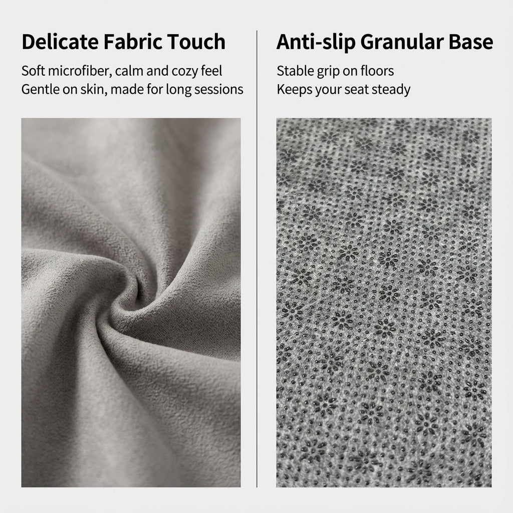 ZenSoulLab Unity Meditation Cushion with 3D Resilient Support