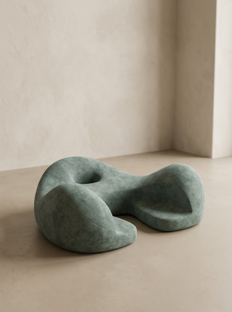 ZenSoulLab Unity Meditation Cushion with 3D Resilient Support