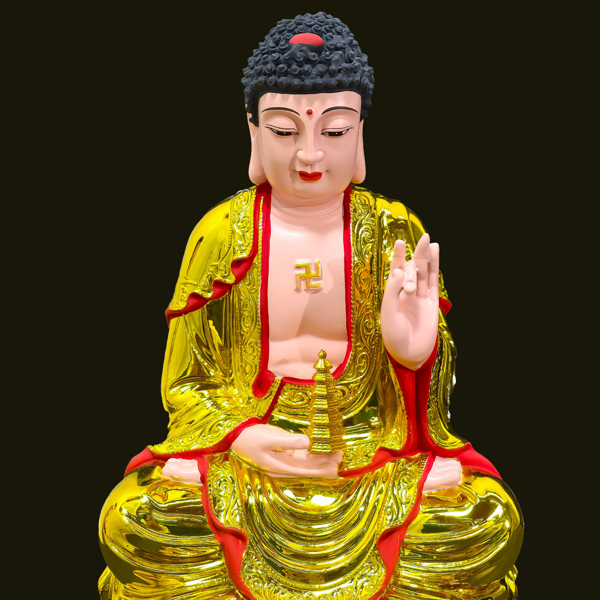 Medicine Buddha Resin Statue – Symbol of Healing & Light