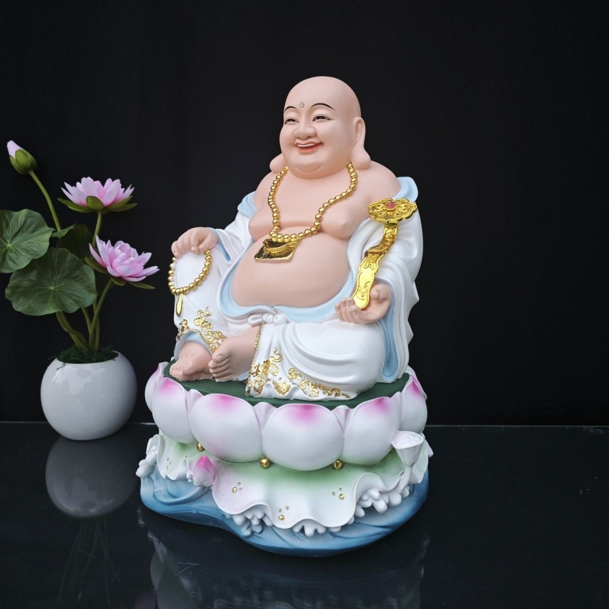 Laughing Maitreya Buddha Statue – Symbol of Joy & Abundance
