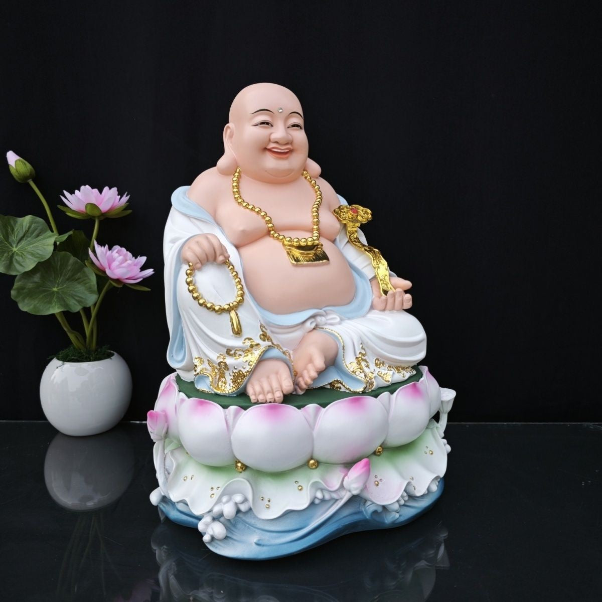 Laughing Maitreya Buddha Statue – Symbol of Joy & Abundance