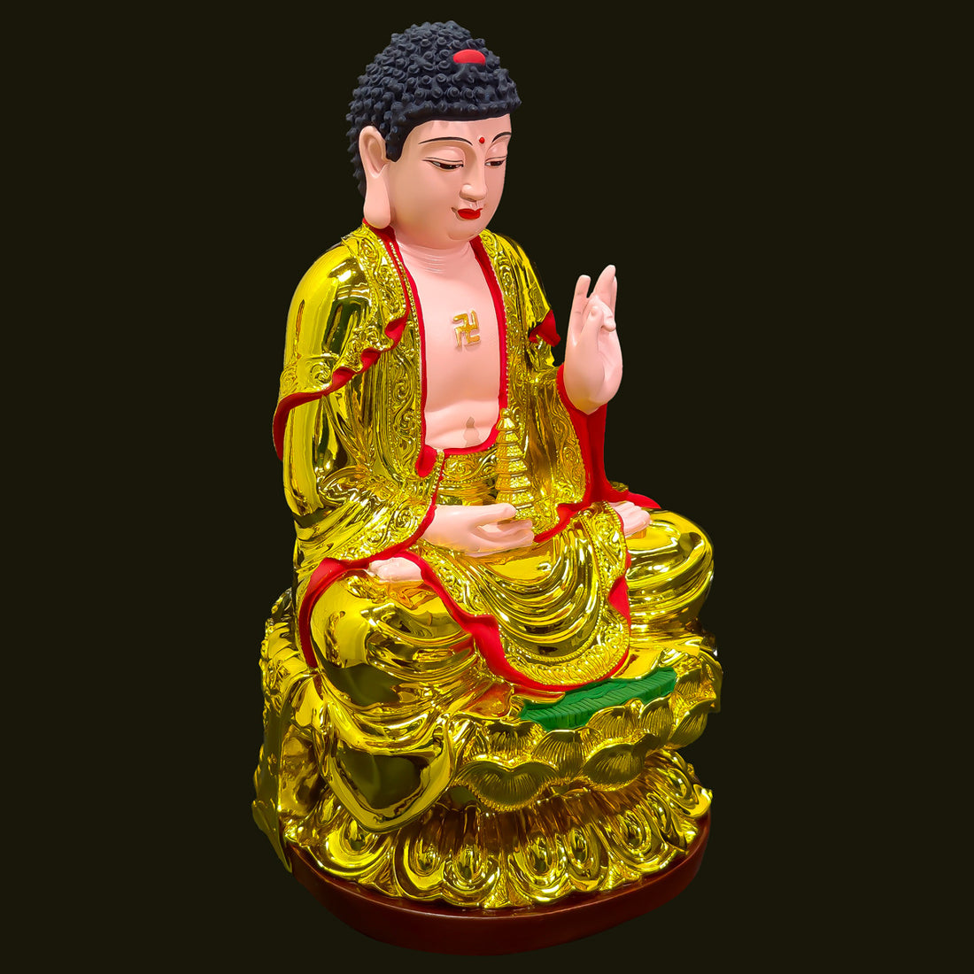 Medicine Buddha Resin Statue – Symbol of Healing & Light