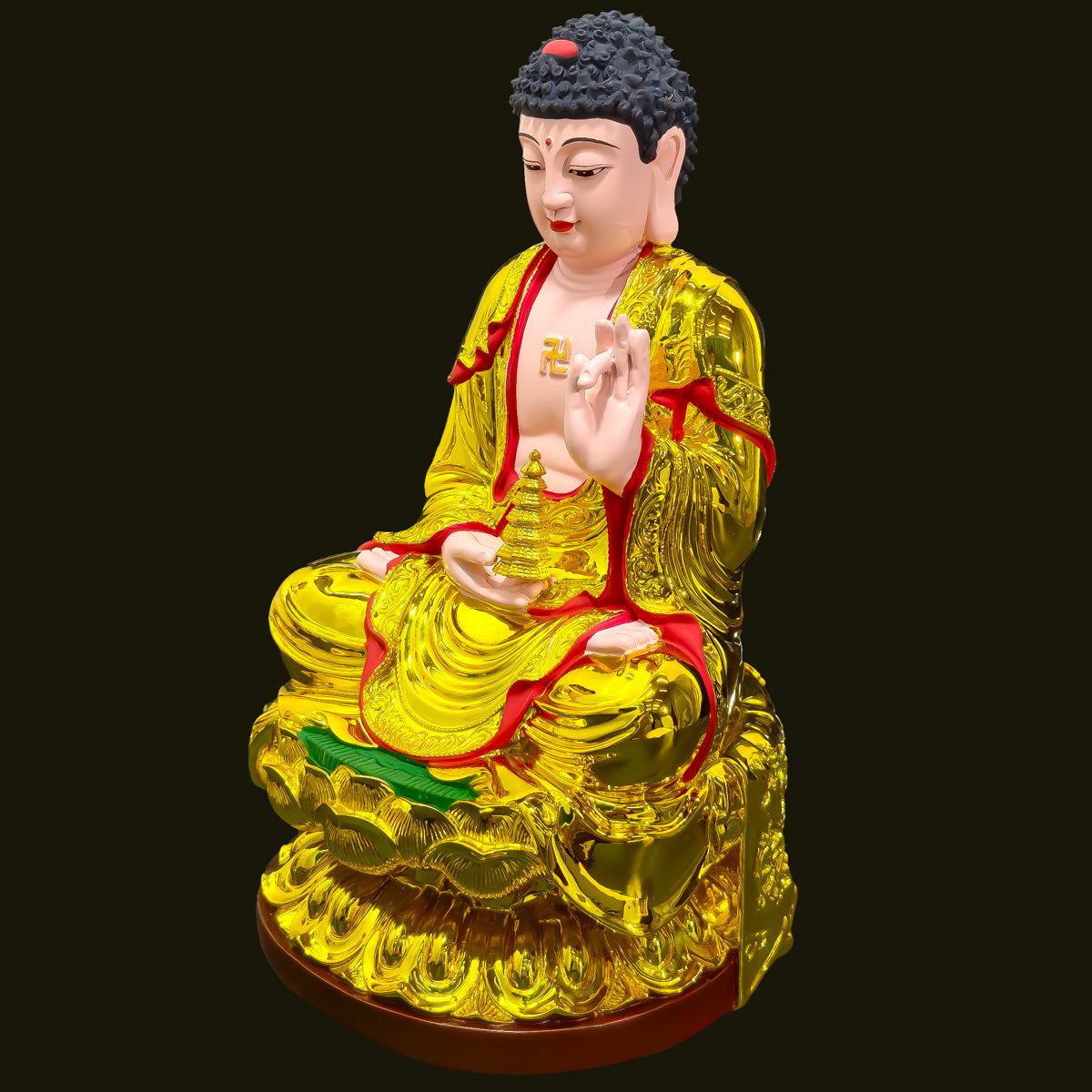 Medicine Buddha Resin Statue – Symbol of Healing & Light