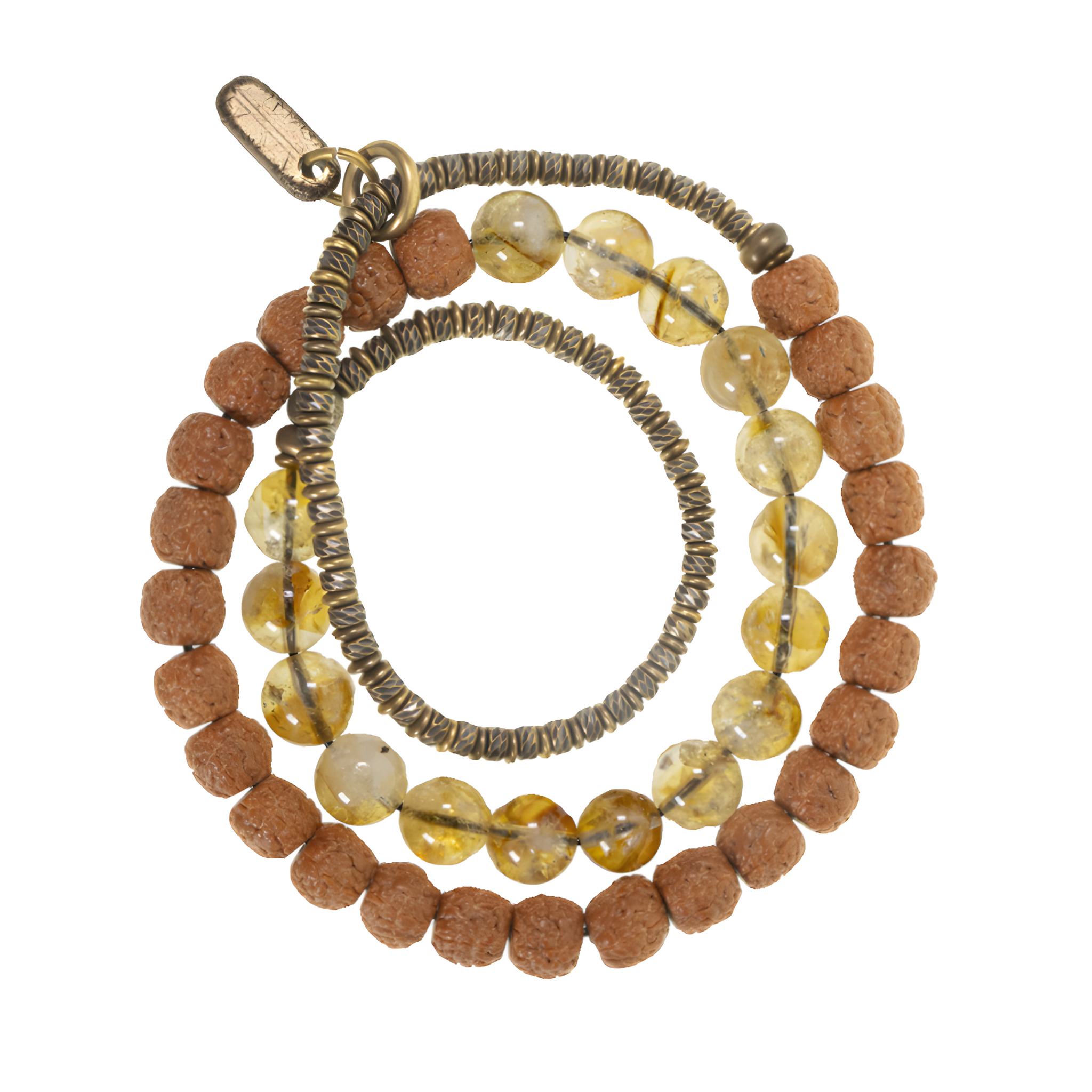 Sunlit Sutra - Citrine & Bodhi Bead Bracelet – Sunlit Sutra Spiritual Energy Jewelry