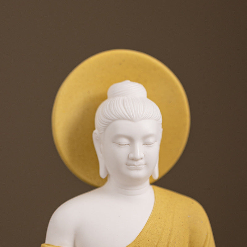 Serene Enlightenment – Ceramic Buddha Statue for Mindful Living
