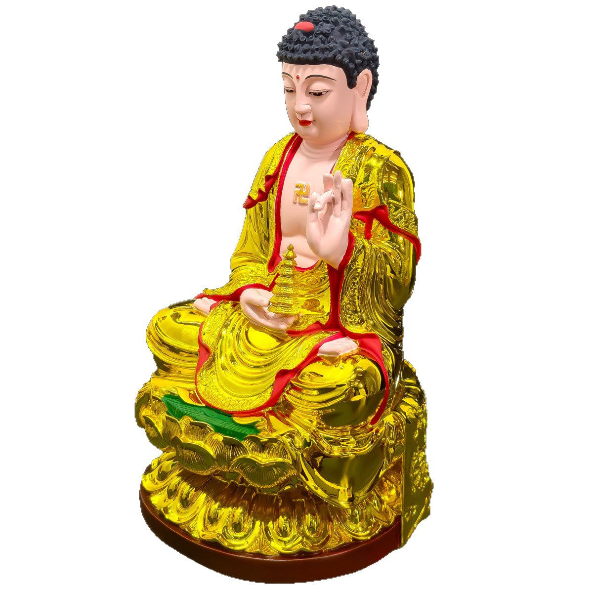 Medicine Buddha Resin Statue – Symbol of Healing & Light