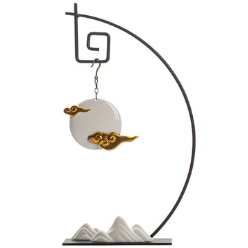 zensoullab Zen Style Backflow Incense Burner Home Sandalwood Agarwood Incense Holder Indoor Creative Gift Hanging Incense Burner Decorative Ornament