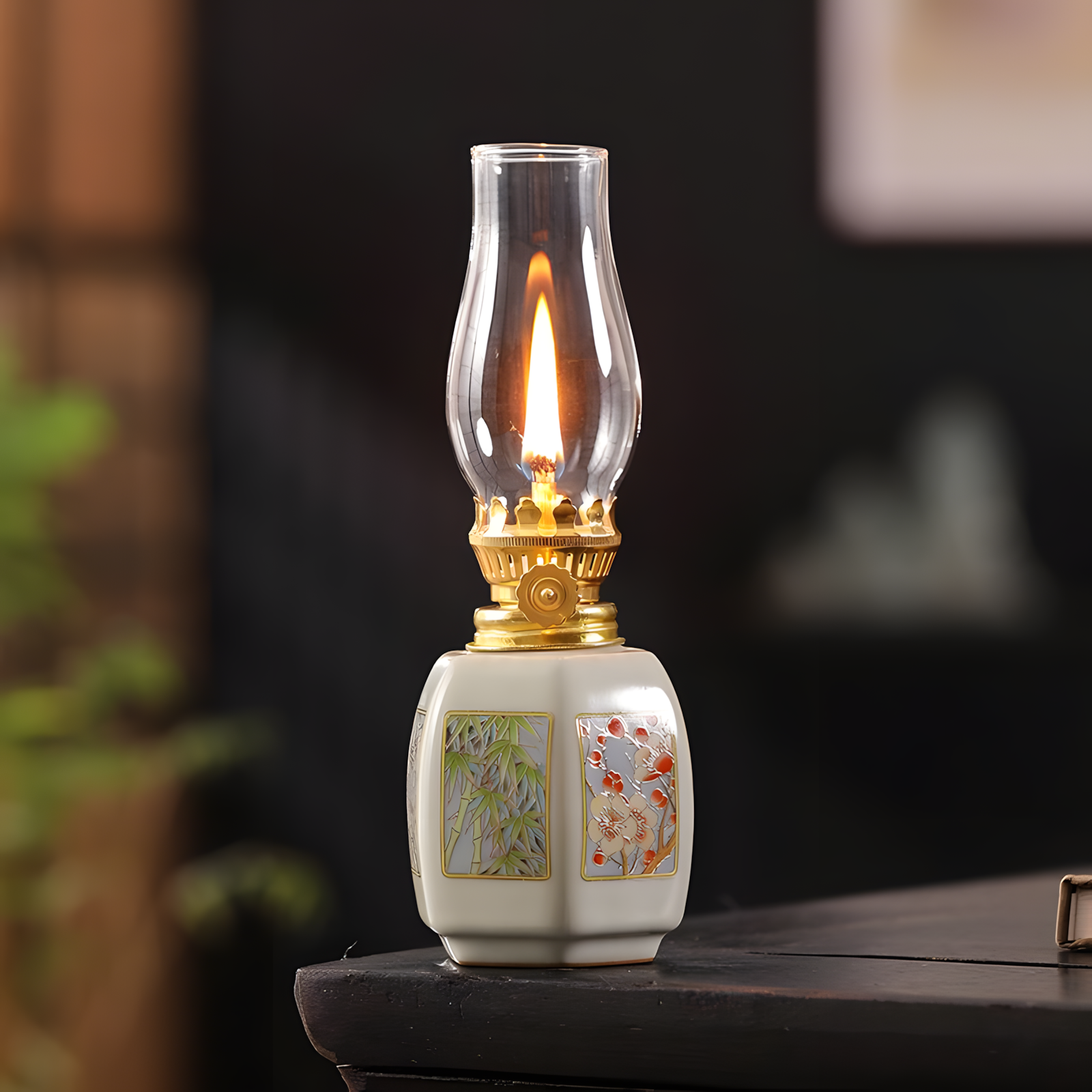 Serenity Oil Lamp Serenity Blue & White Ceramic Meditation