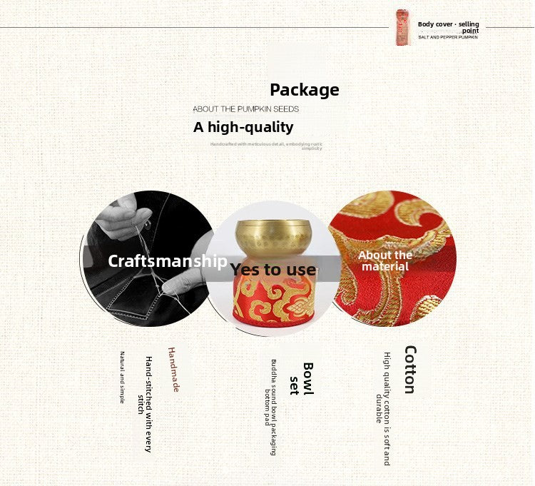 zensoullab Nepal Handmade Sound Bowl Bag Buddha Sound Bowl Packaging Bag Tibet Singing Bowl Gift Packaging Box Buddha Sound Bowl Storage Box
