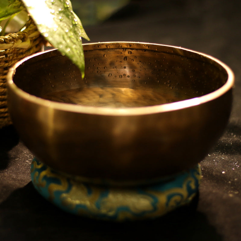 zensoullab Nepal Handmade Pure Bowl Tiger Spot Singing Bowl Yoga Meditation Buddha Sound Bowl Tibetan Singing Bowl Sound Healing Bowl Copper Chime Bowl