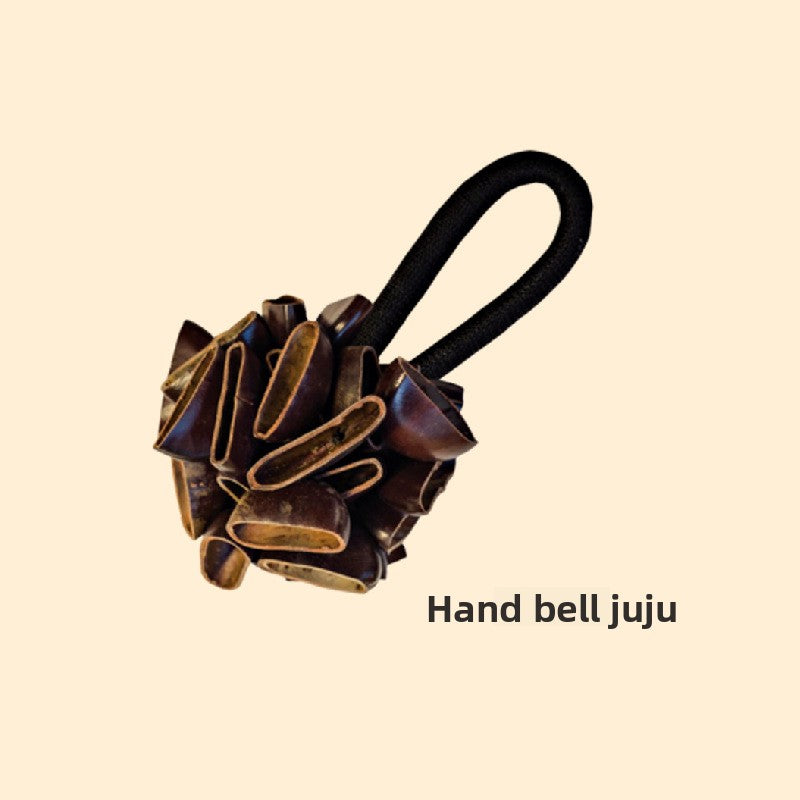 zensoullab Derui Musical Instruments African Hand Bell Plant Fruit Bell String Bell Bracelet Anklet Accompaniment Yoga Healing Small Musical Instrument