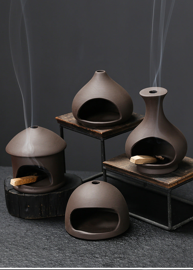 Peruvian Palo Santo Holder Sage Burning Tray Stand Ceramic Aromatherapy Burner Craft