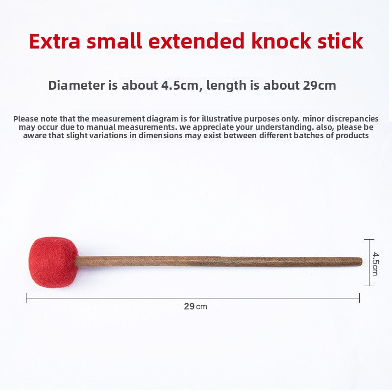 zensoullab Nepal Handmade Wool Felt Knocking Stick Tibetan Singing Bowl Mallet Sound Therapy Buddha Sound Bowl Accessories Buddha Sound Bowl Stick Hammer