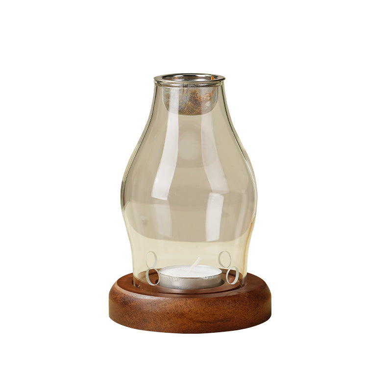 zensoullab Chinese Style Incense Burner Glass Home Use Agarwood Burner Agarwood Sandalwood Natural Incense Fragrance Incense Burner Candle Incense Lamp Incense Burner