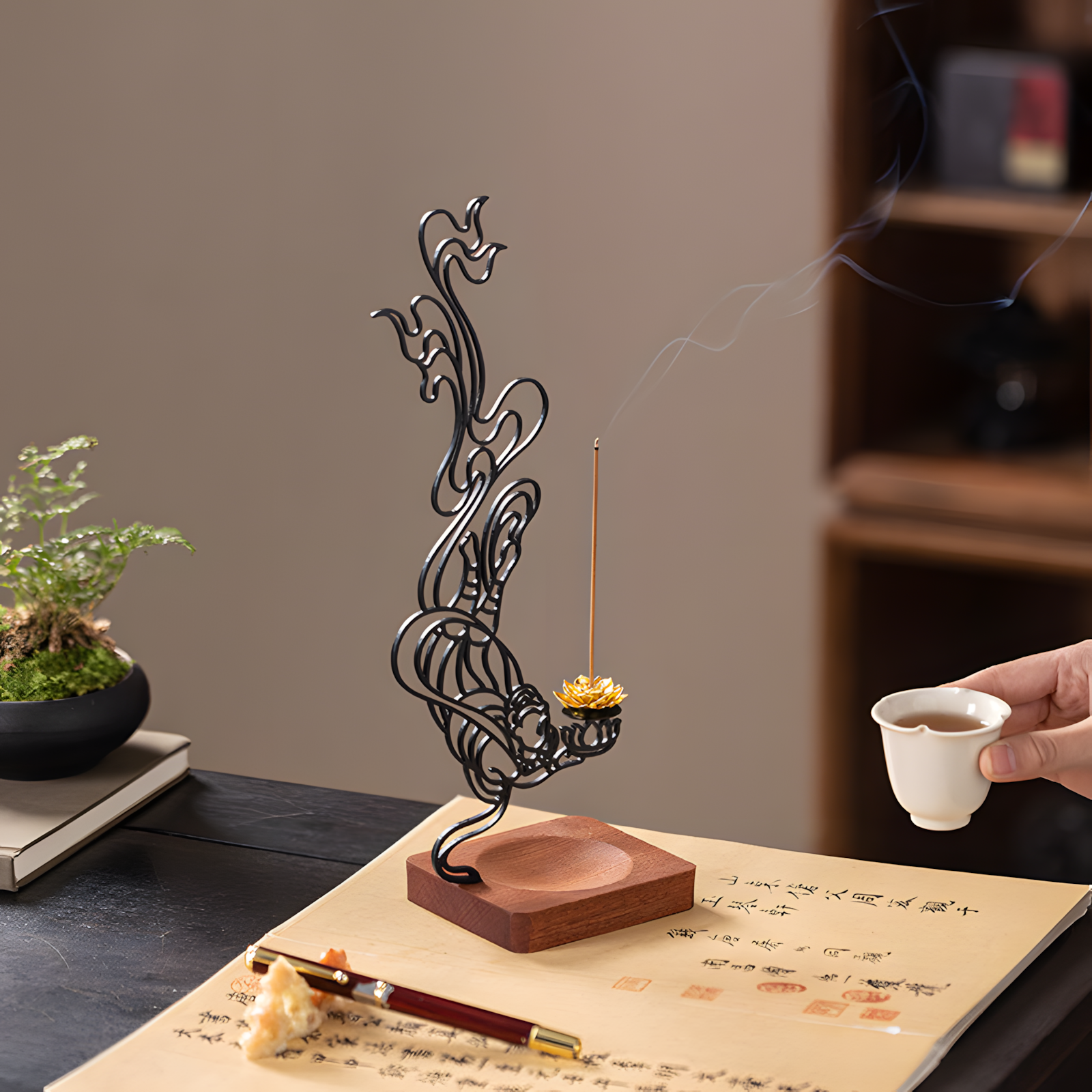 Zensoullab｜“Celestial Offering”  | Dunhuang Flying Apsara Incense Holder