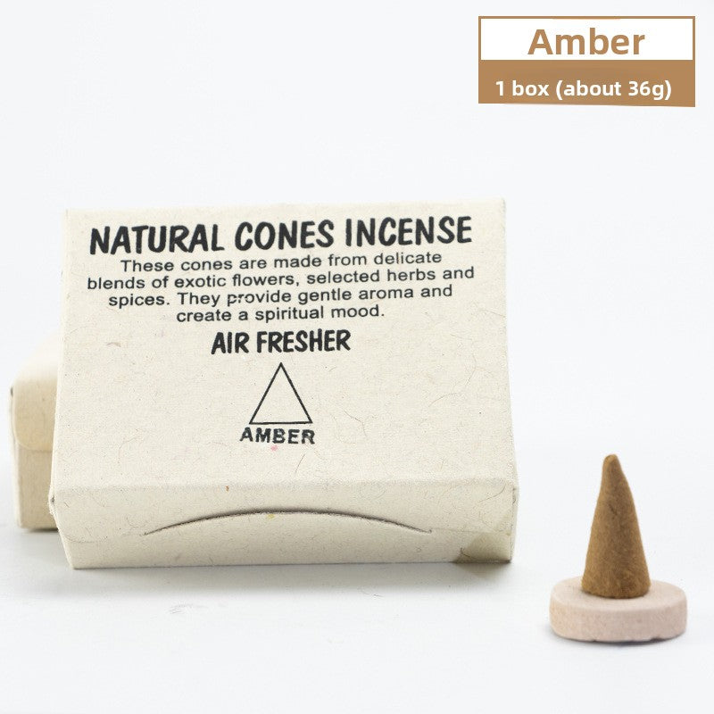 Zensoullablotus Cone Incense India Fragrant Nepal Cone Incense Indoor Home Incense Tibetan Incense Incense Cone Sandalwood Amber