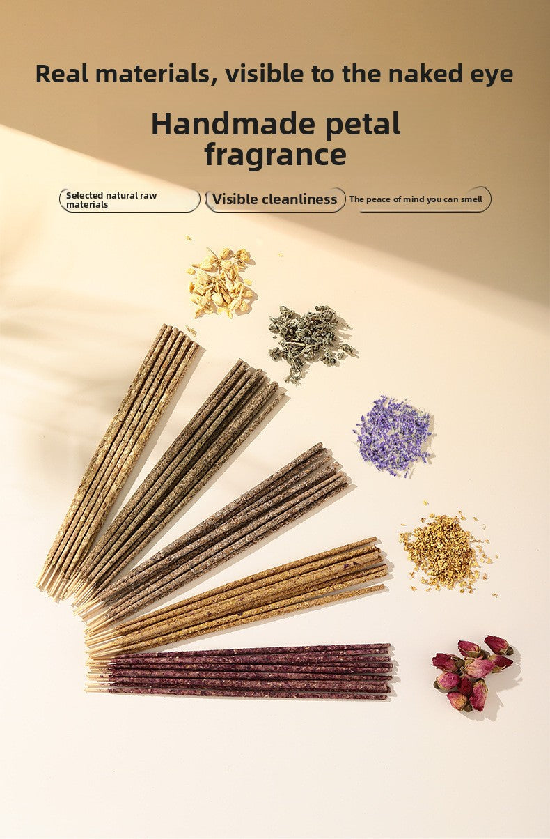 zensoullab Handmade Incense Argentina Incense Rose Osmanthus Petal Incense Sandalwood Lavender Jasmine Incense 12 Sticks/Bag