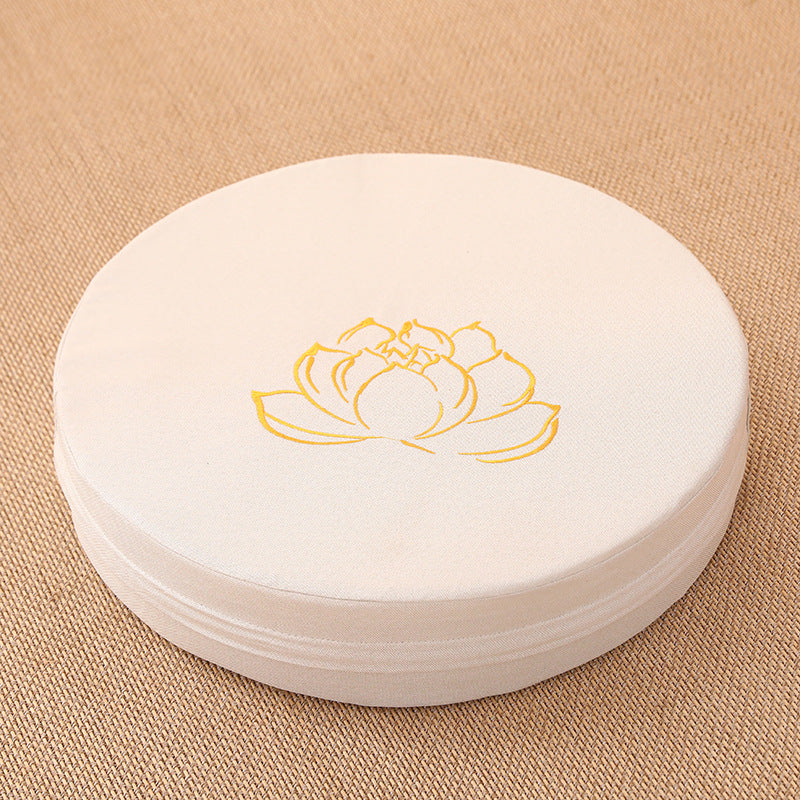 Zensoullab Japanese Style Tatami Mat Futon Cushion Thickened Stool Removable and Washable Window Cushion round Meditation Cushion Meditation Pray Cushion
