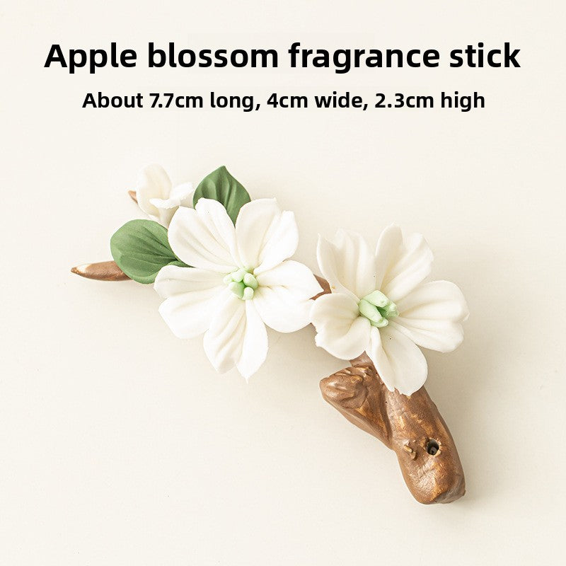 zensoullab Ceramic Apple Blossom Incense Holder