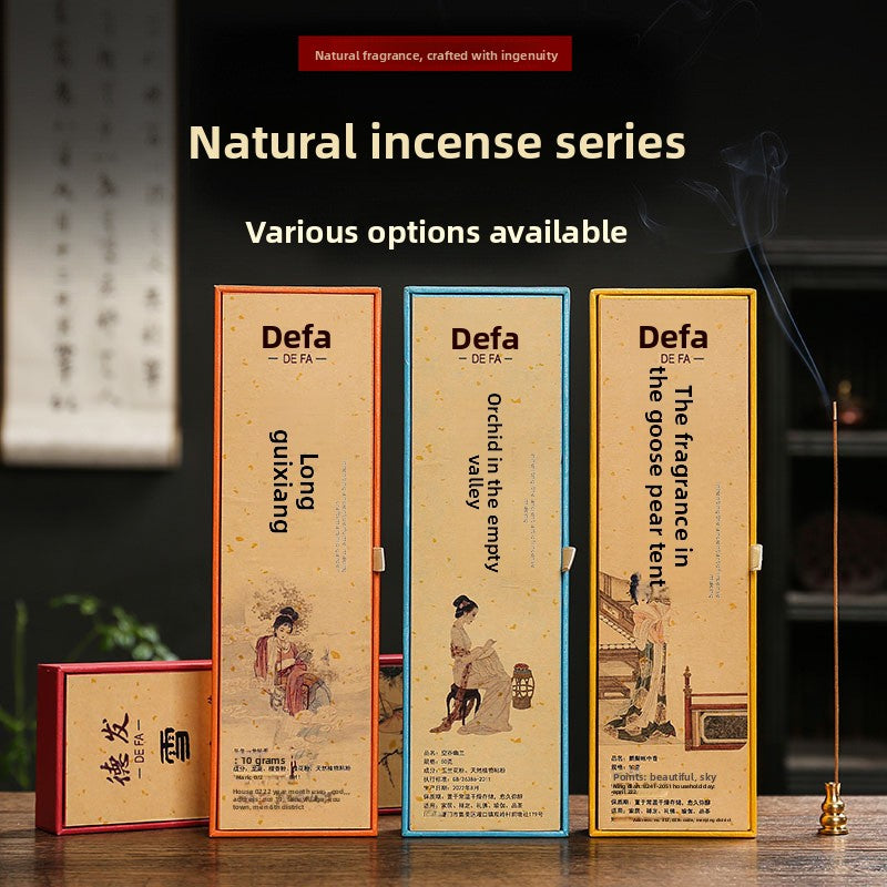 zensoullab Ornament Calming Sandalwood Indoor Incense Long-lasting Fragrance Dragon Cinnamon Incense Goose Pear Tent Agarwood Home Natural Sleep Companion