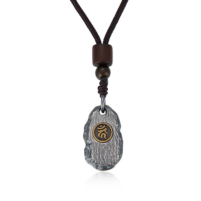 zensoullab Zodiac Birth Buddha Pendant Men Thai Silver Necklace Women Vintage Distressed Silver Chain Car Keychain Pendant