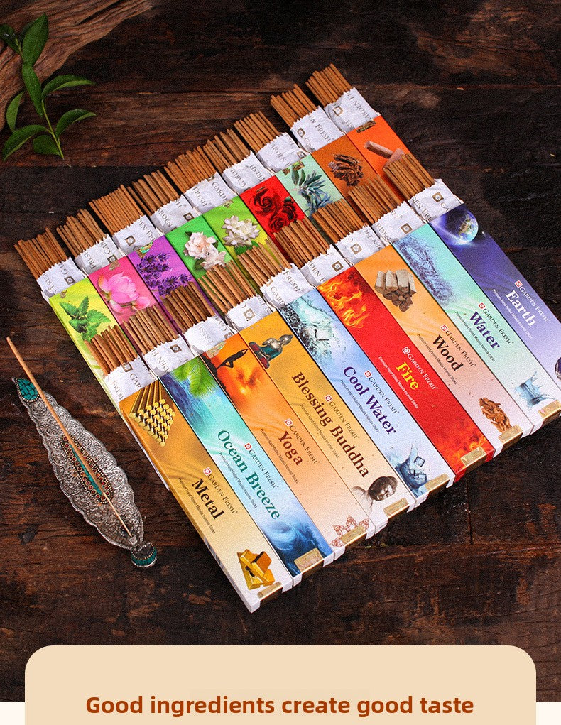 zensoullabGF Hot-Selling Indian Incense 18 Flavors Masala Handmade Sandalwood Agarwood Imported Aromatherapy Incense Stick Tibetan Incense