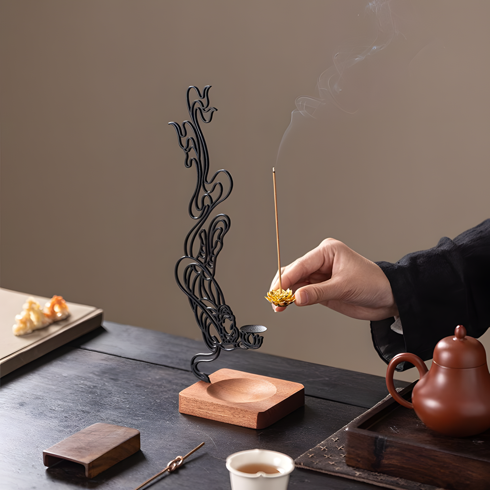 Zensoullab｜“Celestial Offering”  | Dunhuang Flying Apsara Incense Holder