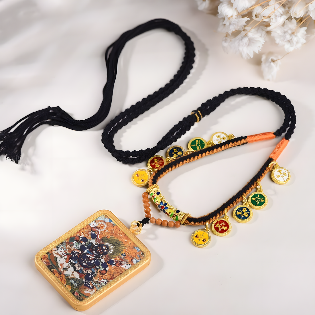 Zensoullab｜Guardian Tassel Amulet Necklace