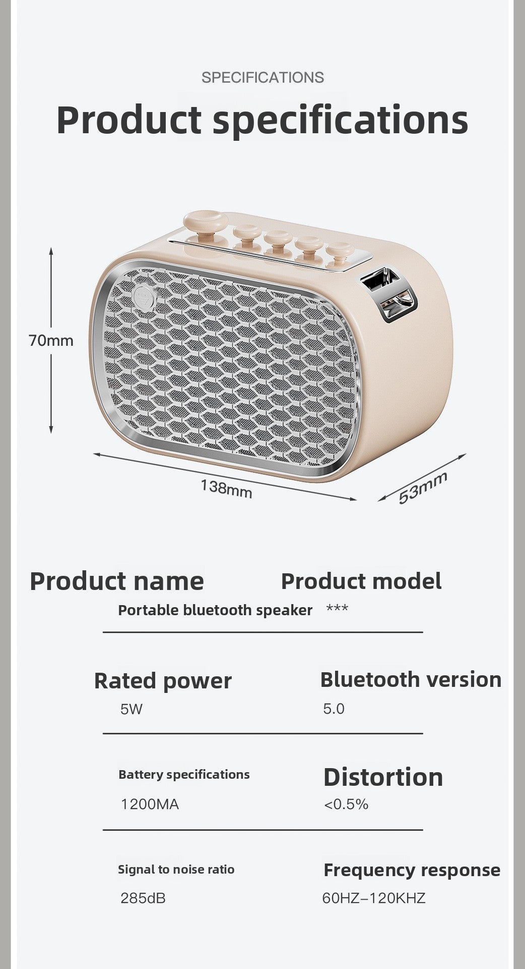 zensoullabP13 Multifunctional Sleep Instrument Speaker White Noise Gift Wireless Bluetooth Speaker Desktop Bedside Retro