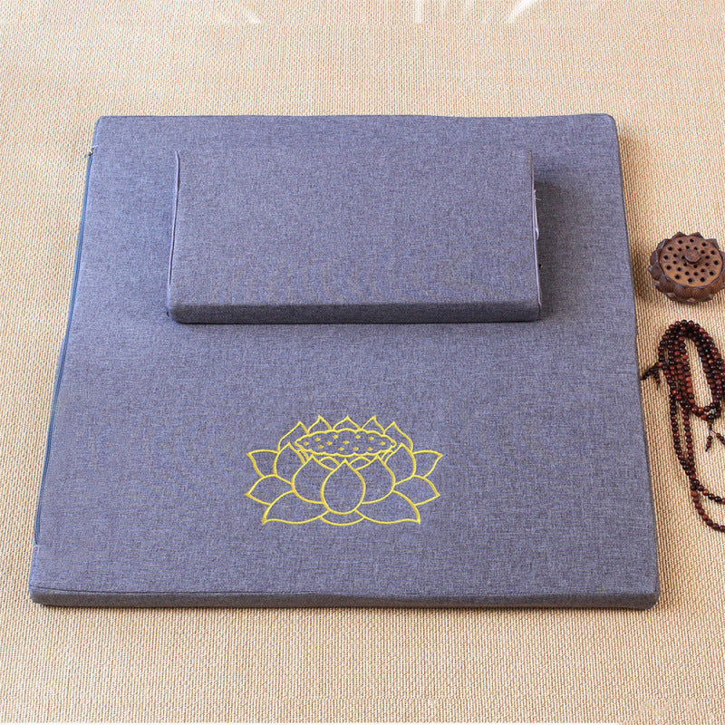 Zensoullab Meditation Cushion Meditation Cushion Coconut Palm Folding Meditation Static Cushion Home Kneeling Buddha Worship Thickened Plate Cushion Upper Cushion